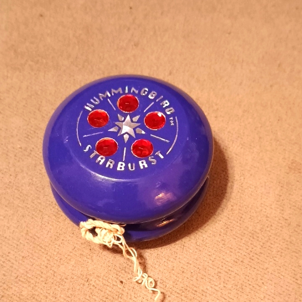 Hummingbird Starburst Blue Yo-Yo